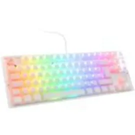 Ducky One 3 Aura White TKL Gaming Tastatur, RGB LED - MX-Silent-Red