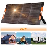 GLIESE Solarmodul 200W Portables Solarpanel Monokristallines Silizium IP67 Wasserfest