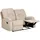 Beliani Couch Stoff 2-Sitzer Beige