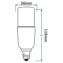Osram LED Star Stick 75 428409 10W E14 kaltweiß