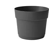 Teraplast Bloom 34 Pflanzkübel Ash Anthrazit rund 34cm Wasserspeicher Topf