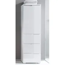 Bega BBK SUNSHINE Hochkommode 40 x 134 x 32 cm Weiß Spanplatte