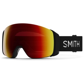 Smith Optics I/O MAG 4D Ski- Snowboardbrille BLACK 22 - ChromaPOP Red Mirror Sun NEU