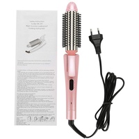 Kabelloser 2-in-1-Lockenwickler, Tragbarer Mini-Haarglätter mit Faltbarer Anpassung und Verstärker, Lockenstab-Haarstab-Styling-Werkzeug