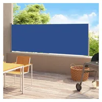 VidaXL Seitenmarkise Ausziehbar 200x500 cm Blau