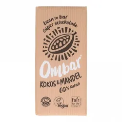Ombar Schokolade Kokos & Mandel 60% Kakao bio