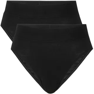 CALIDA Slip 2er Pack in Schwarz