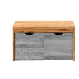 Home Affaire Bank HOME AFFAIRE "Dura", braun (eiche), B:82cm H:45cm, FSC-zertifiziertes Massivholz, Sitzbänke, Für die geschmackvolle Optik sorgt das FSC-zertifizierte Massivholz