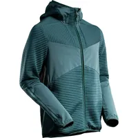 Mascot 22603-681 Fleece Kapuzensweatshirt mit Reißverschluss, waldgrün