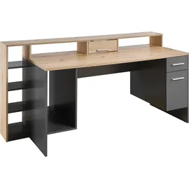 bega office Gaming Desk 39-269-T3 grau/artisan eiche