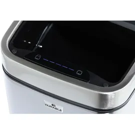 Durable Sensor-Abfalleimer 35 l Silber