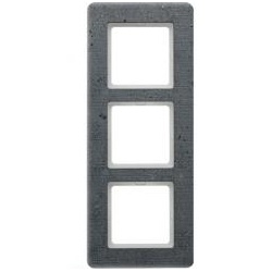 Berker Abdeckrahmen Q.7, 3-fach (beton, strukturiert)
