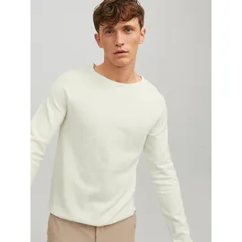 JACK & JONES Hill Knit Crew Pullover Cloud Dancer L