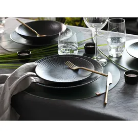 CreaTable Vesuvio Tafelservice 18-tlg. schwarz