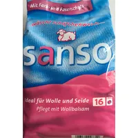 Sanso Waschpulver 900 gr-Ideal für Wolle und Seide- Farb-und Faserschutz - 16 WL