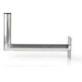 Nedis Satelliten-Wandhalterung Distance to wall: 450 mm Durchmesser Klemme: 50 mm Maximale Schusselgroe 100 Cm Aluminium Silber