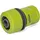 Bradas Schlauchkupplung 3/4" Wasserstop grau