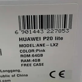 Huawei P20 lite Dual SIM 64 GB Sakura Pink