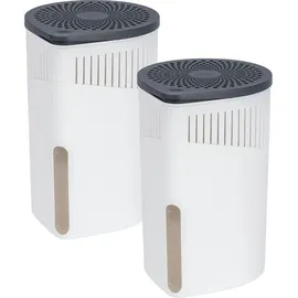 Wenko Drop Weiß 1000 g 2er Set Raumentfeuchter Mod. Drop Weiß