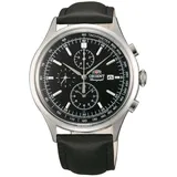 ORIENT FTT0V003B0 Herrenuhr Chronograph Aviator - Schwarz/Schwarz