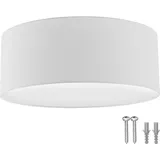 Tectake tectake® Deckenleuchte, Stahlgestell, 40 W, für bis zu 3 Glühbirnen, 40 x 15,5 cm
