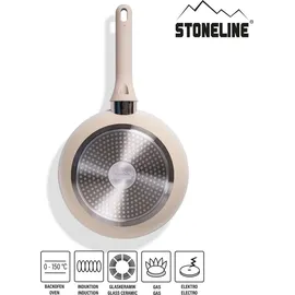 STONELINE Creme Topf-Set 11-tlg. Kochtopf + Deckel