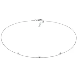Elli Choker Silberbeads Kugelkette Verspielt 925 Silber Ketten   Damen 