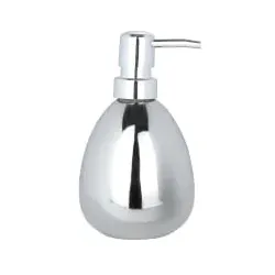 WENKO Polaris Seifenspender 390 ml Silber/Chrom