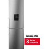 Hanseatic HKGK17955 Kühl-Gefrierkombination (251 l, 1810 mm hoch, Silber)