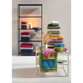 VOSSEN Vegan Life Duschtuch 67 x 140 cm dunkelgrau