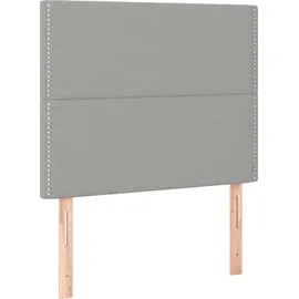 vidaXL Boxspringbett 100 x 200 cm Hellgrau