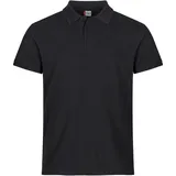 Clique Heavy Premium Polo schwarz XXL