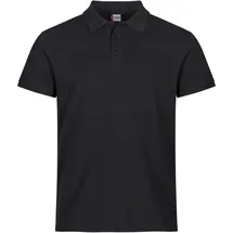 Clique Heavy Premium Polo schwarz XXL