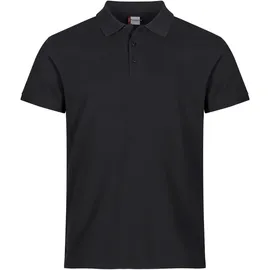 Clique Heavy Premium Polo schwarz XXL