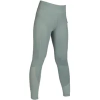 HKM Damen Harbour Island Silikon-Vollbesatz Reitleggings, Salbei, 40/42