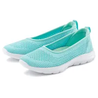 LASCANA Sneaker Ballerinas, ultraleichter Slipper, Freizeitschuh zum Reinschlüpfen VEGAN,