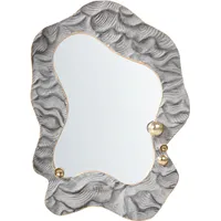Beliani Beliani, Spiegel, LINAS 51 cm 67 cm Grau