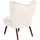 Max Winzer Sessel Sari Samtvelours 70 x 86 x 69 cm Creme