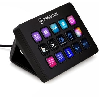 Elgato Stream Deck MK.2 – Studio-Controller, 15 Makrotasten, auslösen von Aktion in Apps und Software wie OBS, Twitch, YouTube und anderen, für Mac und PC