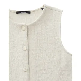 Someday Sweat-Top im Westenstil Ulida Weiß 42