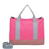 Fritzi aus Preußen Schultertasche Canvas Tote Bag Neon Pink