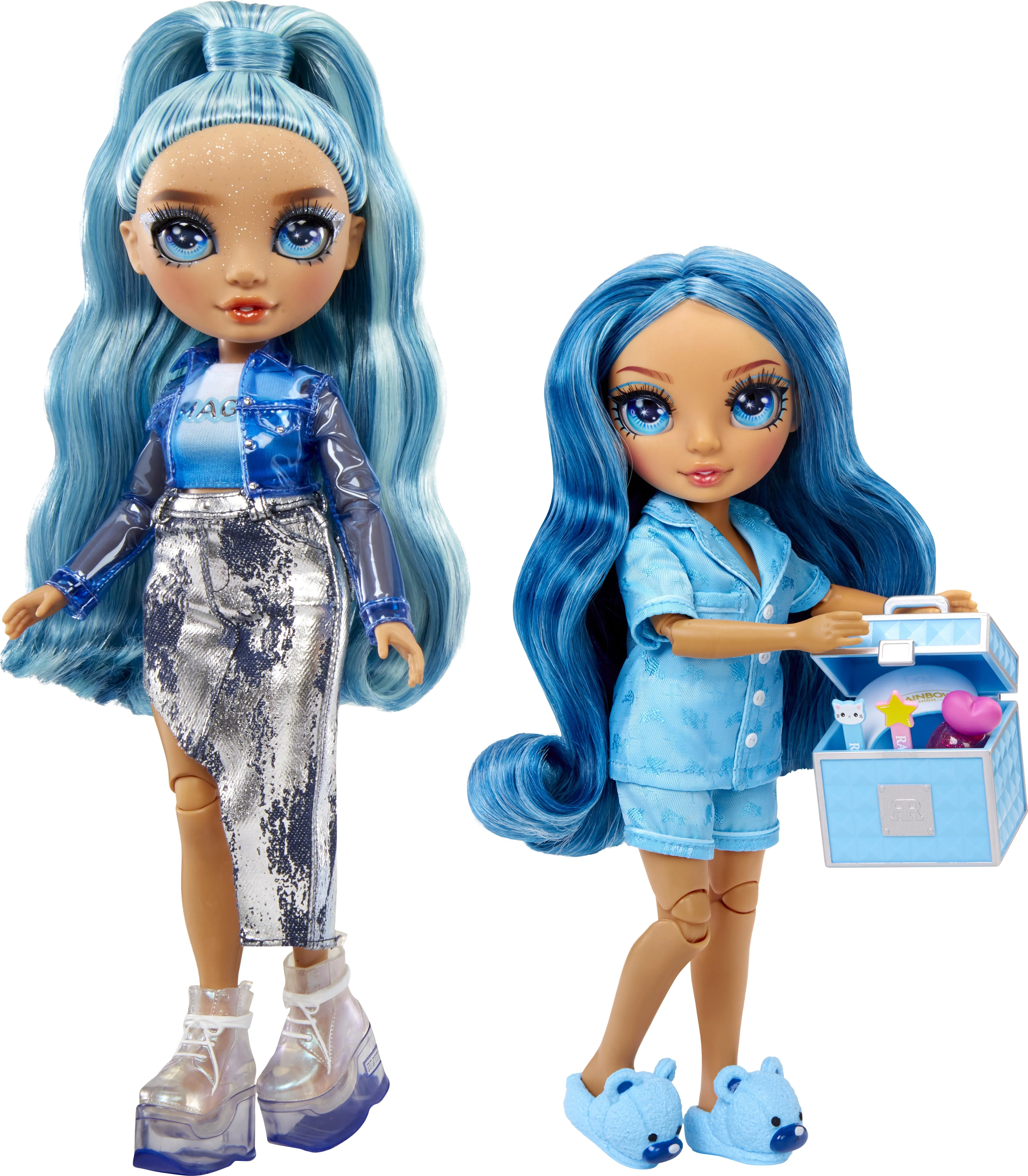 MGA Junior High PJ Party Fashion Doll- Skyler (Blue)