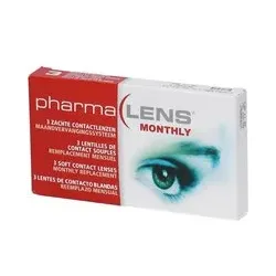 PharmaLens MONTHLY Lentilles de contact mensuelles +1.25 De Contact 3 pc(s)