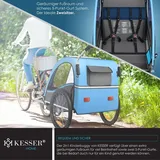 Kesser Kinderfahrradanhänger Sport-RX 2 in 1 blau