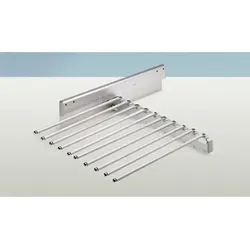 Schrank-Hosenhalter,ausziehbar,73587,Anz.Hosenhalt.10,Stahl silber
