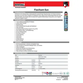 SOUDAL Flexifoam Pistolenschaum 750 ml
