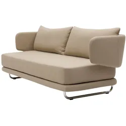 Softline - Jasper Schlafsofa, beige (Stoff Filz 619)