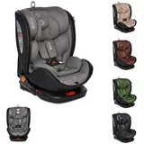 Lorelli Kindersitz Ares i-Size (40-150cm) Isofix, verstellbar, Sitz 360° drehbar grau