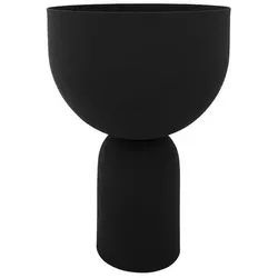 AYTM - Torus Pflanzentopf Ø22 Schwarz/Schwarz