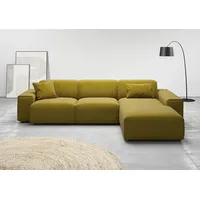 andas Ecksofa ANDAS "Glimminge auch in Breitcord, Feincord, Bouclé + Easy care-Bezug" Sofas Gr. B/H/T: 294cm x 71cm x 191cm, Feincord, Recamiere rechts, grün (pistazie) L-Form, Breite 294, Zierkissen